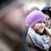 Michigan sophomore Mary Hirt observes MLK on the Diag on Monday, Jan. 21. Daniel Brenner I AnnArbor.com